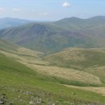 Skiddaw on the top right of the photo